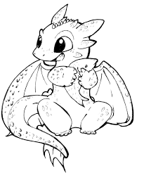 Personalized coloring page with a cartoon lovely dragons. Toothless Coloring Pages Best Coloring Pages For Kids