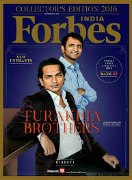 Divyank Turakhia and brother Bhavin Turakhia on the cover of Forbes magazine  :DomainGang