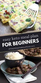 Easy Keto Meal Plan For Beginners Easy Keto Meal Plan Keto Meal Plan Keto Recipes