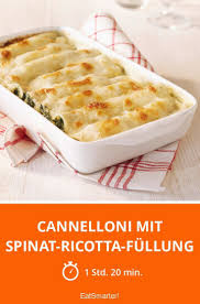 Cannelloni Mit Spinat Ricotta Fullung Rezept In 2020 Rezepte Ricotta Kochrezepte