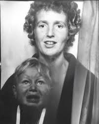 This is the only photo I have just received of my mother and me as a child.  Shame I'm crying. The cousin who sent it to me finds it hilarious. Any  chance