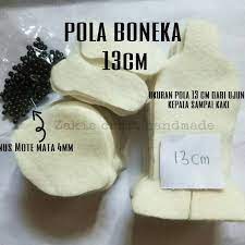 Setelah alat dan bahan siap. Pola Boneka 13cm Shopee Indonesia