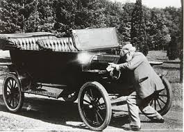 If the car has a starter, press the floor mounted starter button briefly. The 1914 Model T Ford Model T Ford Fix