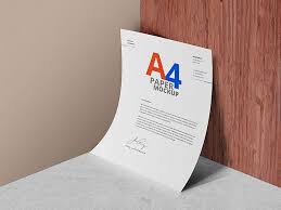Download A4 Paper Psd Mockup Template Free Psd Ui Download PSD Mockup Templates