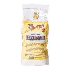 Amazon Com Bob S Red Mill Whole Grain Brown Rice Flour 1 5 Lb Grocery Gourmet Food