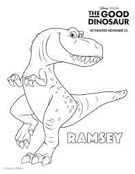 Disney The Good Dinosaur Free Printable Ramsey Coloring Page Mama Likes This The Good Dinosaur Dinosaur Coloring Sheets Dinosaur Coloring