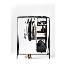 Turbo Portant Interieur Exterieur Noir 117x59 Cm Portant Vetement Petit Dressing Et Idee Dressing