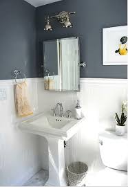 We begin the list of the 10 bathroom wainscoting ideas with the simple model. Before And After Updating A Half Bath And Laundry Wainscoting Bathroom Bathroom Makeover Laundry In Bathroom