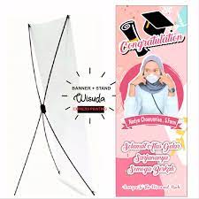 Paket X Banner Wisuda Ukuran 160x60 Tiang Lazada Indonesia