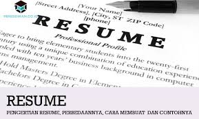 Teringat saya akan cerita setahun lalu. Pengertian Resume Adalah Contoh Resume Buku Cara Membuat