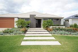 Harveyjenkin Landscapes Perth Modern West Australian Native Garden Modern Front Yard Front Yard Landscaping Design Front Garden