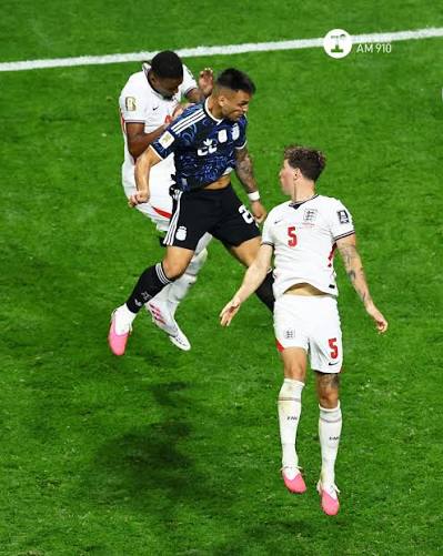 ⚽ SEGUNDO GOL DE ARGENTINA A INGLATERRA Lautaro Martínez anotó un punto  para la Scaloneta. #Argentina #A24 #Fútbol #Deportes