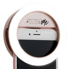 Glowme 2 0 Led Selfie Ring Light For Mobile Devices Usb Rechargeable Impressions Vanity Co