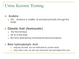 Acetone discharge occurs in expired air and in urine. Clinical Urinalysis Review Ppt Video Online Download