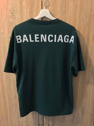 Balenciaga mens paris white logo t shirt designer top cotton paris all sizes. Balenciaga Balenciaga Green Logo Print Tee Grailed