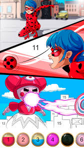 Tylenol and advil are both used for pain relief but is one more effective than the other or has less of a risk of si. Miraculous Ladybug Cat Noir Color By Number 1 2 6 Apk Download Com Psv Ladybug Color By Number Apk Free