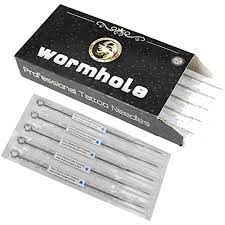 Wormhole 100 Pcs Assorted Disposable Pre Sterilized Tattoo Needles With Blue Dot Round Liner Round Shader Magn Tattoo Needles Tattoo Needle Sizes Needle Tattoo