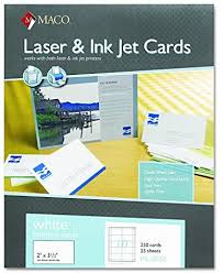 It works business cards, personalized it works business card iw09. Maco Ml8550 Microperforated Laser Ink Jet Business Cards 2 X 3 1 2 White Box Of 250 Buy Online At Best Price In Uae Amazon Ae