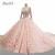 Plus Size Pink Wedding Dress