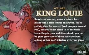 Which Jungle Book Character Are You Jungle Book Characters King Louie Jungle Book Jungle Book Quotes