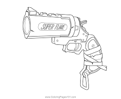 In the game you need to escape from zombies or try to. Flare Gun Fortnite Coloring Page For Kids Free Fortnite Printable Coloring Pages Online For Kids Coloringpages101 Com Coloring Pages For Kids