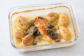Poulet Aux Epinards Et Parmesan Via Cuisineaddict Cuisson Des Aliments Alimentation Poulet
