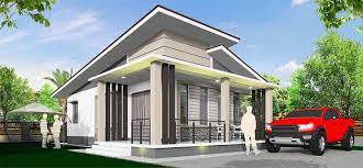 Bina rumah banglo moden hari ini. Banglo Mini Pelan Asas Rumah Lukisan Perspektif 3d Facebook