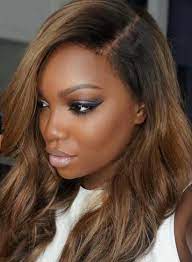 Dark hair dyes reflect beautifully on someone with an olive/tan skin tone. Best Hair Color For Dark Skin Tone African American Chart Ideas For Red Undertones Hair Styles Hair Front Hair Styles