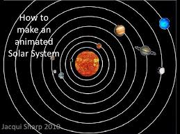 Draw a huge circle for the sun and then draw two smaller circles for mercury and venus. How To Make An Animated Solar System