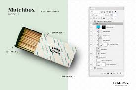 Matchbox Product Mockup Matchbox Mockup Pattern Design