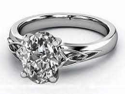 Oval Diamond Triquetra Celtic Engagement Ring Es835ovwg Celtic Engagement Rings Engagement Rings Oval Celtic Engagement