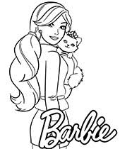 Free printable coloring pages barbie princess coloring pages. Barbie Coloring Pages For Girls Topcoloringpages Net