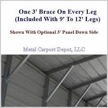 22 X 31 A Frame Metal Carport Boxed Eave Roof