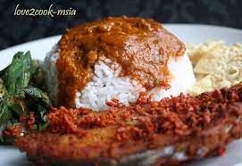 Love2cook Malaysia Nasi Kari Ikan Tenggiri Goreng Bendi Mix Papadam Makanan Kari Ikan Tenggiri