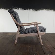 Stunning Reupholstered Beautility Armchair Condition The Chair Has Been Reupholstered In A Striking Black And Whit Reupholster Danish Armchairs Danish Design