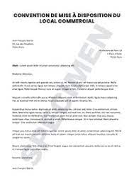 Véritable alternative aux baux commerciaux ou professionnels. Convention De Mise A Disposition Du Local Commercial Startdoc