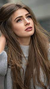 Long Hair Girl Model Brunette Looking Away 720x1280 Wallpaper Hair Color For Fair Skin Long Hair Girl Beauty Girl