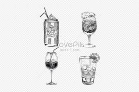 Perusahaan bir selalu merilis minuman bir dalam dua kemasan yakni botol dan kaleng. Elemen Sketsa Es Bir Buatan Tangan Png Grafik Gambar Unduh Gratis Lovepik