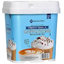Member S Mark French Vanilla Cappuccino Beverage Mix 48 Oz Sam S Club