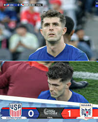 Christian Pulisic's reaction at the full time whistle following the USMNT's  defeat in Nations League to Panama.