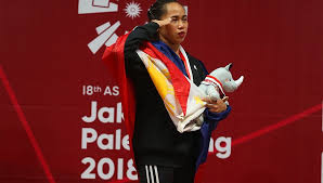 Hidilyn francisco diaz is a filipino weightlifter and airwoman. Golden Girl Weightlifter Hidilyn Diaz Bags Ph S First Gold At Asian Games Coconuts Manila