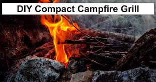 You can cut it to any size with wire cutters. Diy Compact Campfire Grill Rethinksurvival Com