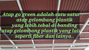 Atap go green merah untuk kanopi rumahpinterest.com. Pemasangan Atap Kanopi Go Green Youtube