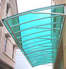 Polycarbonate Patio Canopy Glass Roof Roofing