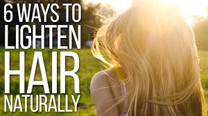 This is one of the simplest ways to lighten your hair naturally. 6 Ways To Lighten Hair Naturally Youtube