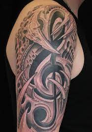 The virgin mary is a very popular religious design tattoo. 25 Amazing Biomechanical Tattoos Design Music Tattoo Sleeves Sleeve Tattoos Biomechanical Tattoo Design