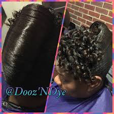 This look is incredibly easy to achieve and can last you until your next wash day. Hairstyles For Black Women Updo Hairstyles Relaxed Hair Black Hair Care Relaxed Hair Black Hair Updo Hairstyles Roll Hairstyle