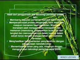 Ketika anda memikirkan kata teknologi, apa yang terlintas dalam pikiran anda? Penerapan Aplikasi Teknologi Dalam Bidang Pertanian Ppt Download