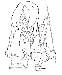 These are 5 hand drawn adult coloring book pages. Horse Coloring Pages