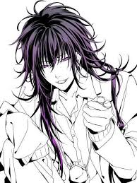 Mocchiri Oyaji Anime Boy Hair Anime Boy Long Hair Anime Purple Hair